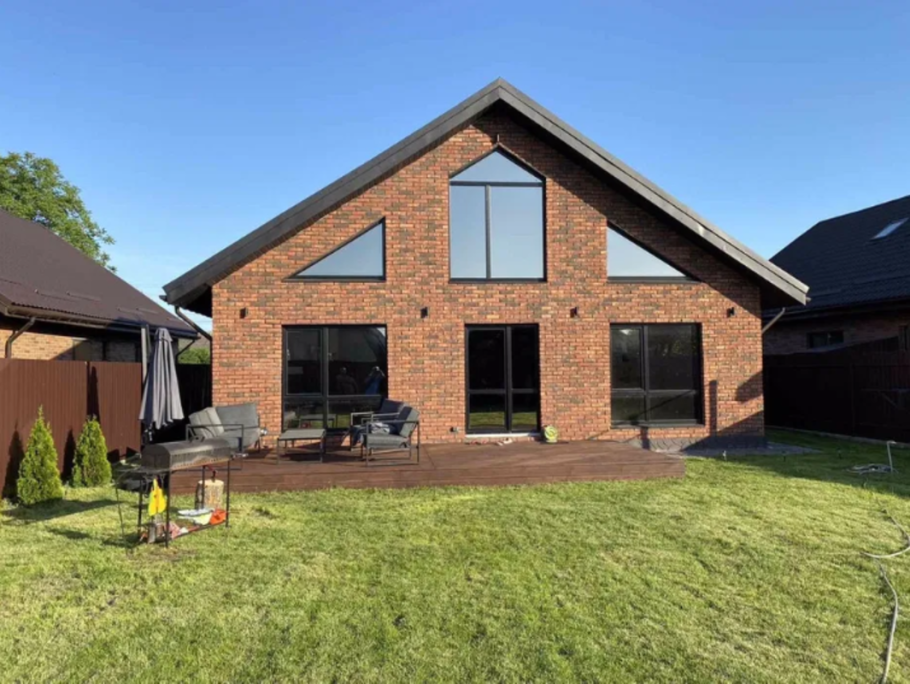 Одноэтажный дом Баварская кладка