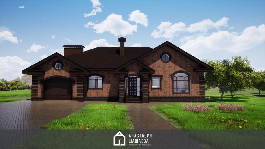 Кирпич Браер Баварская одноэтажный дом