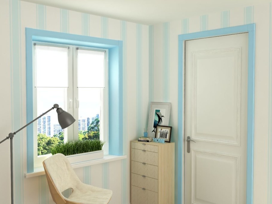 Обрамление окон в интерьере