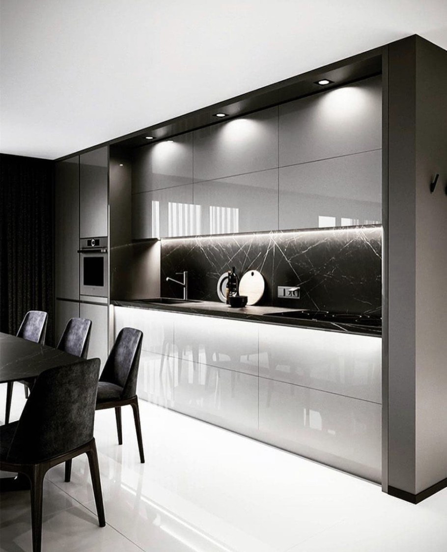 Кухня в стиле Хай тек