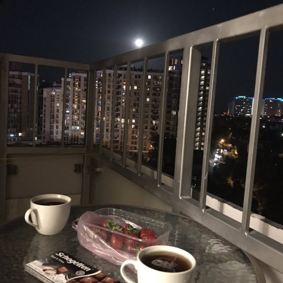 Кофе на балконе