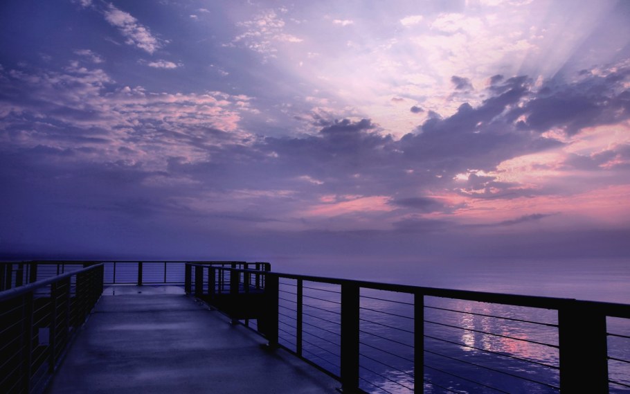 Закат с балкона