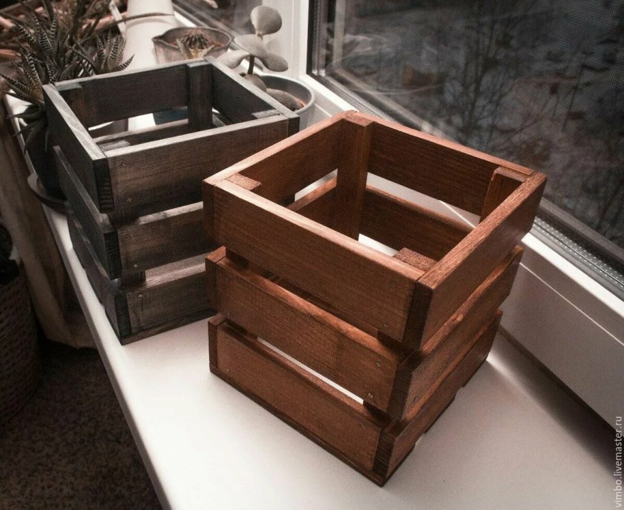 Деревянные кашпо Фабиан Смит