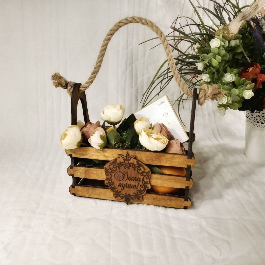 Деревянные корзинки