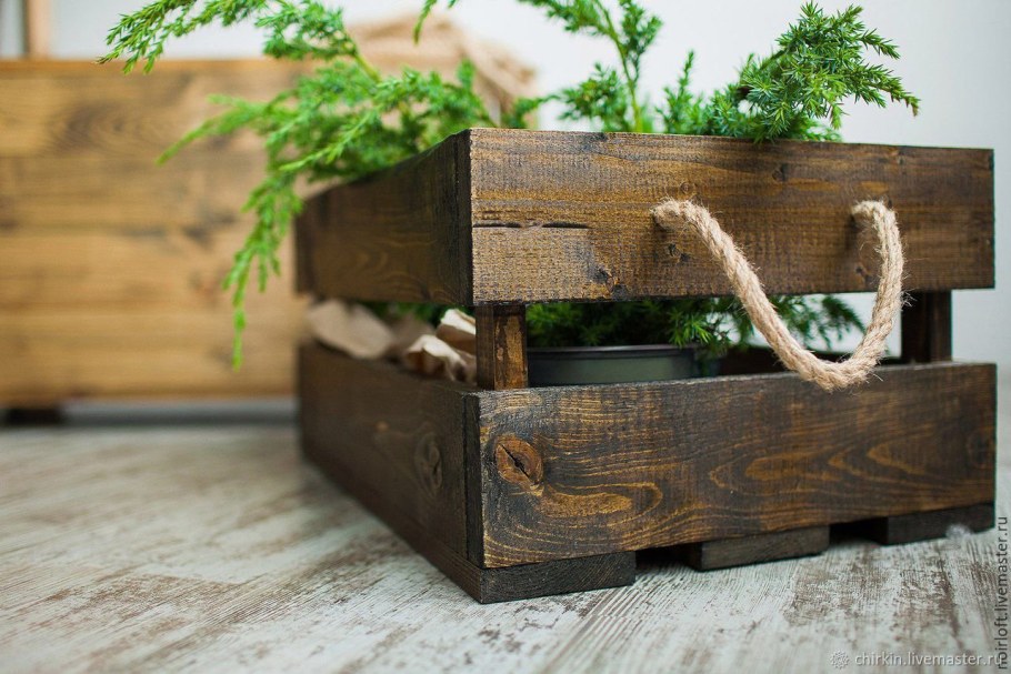 Ящики для цветов из дерева
