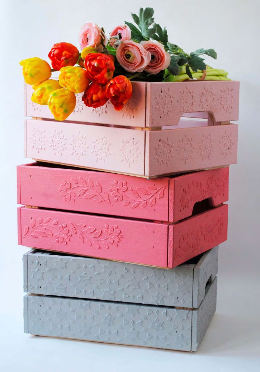 Декоративные ящички для цветов
