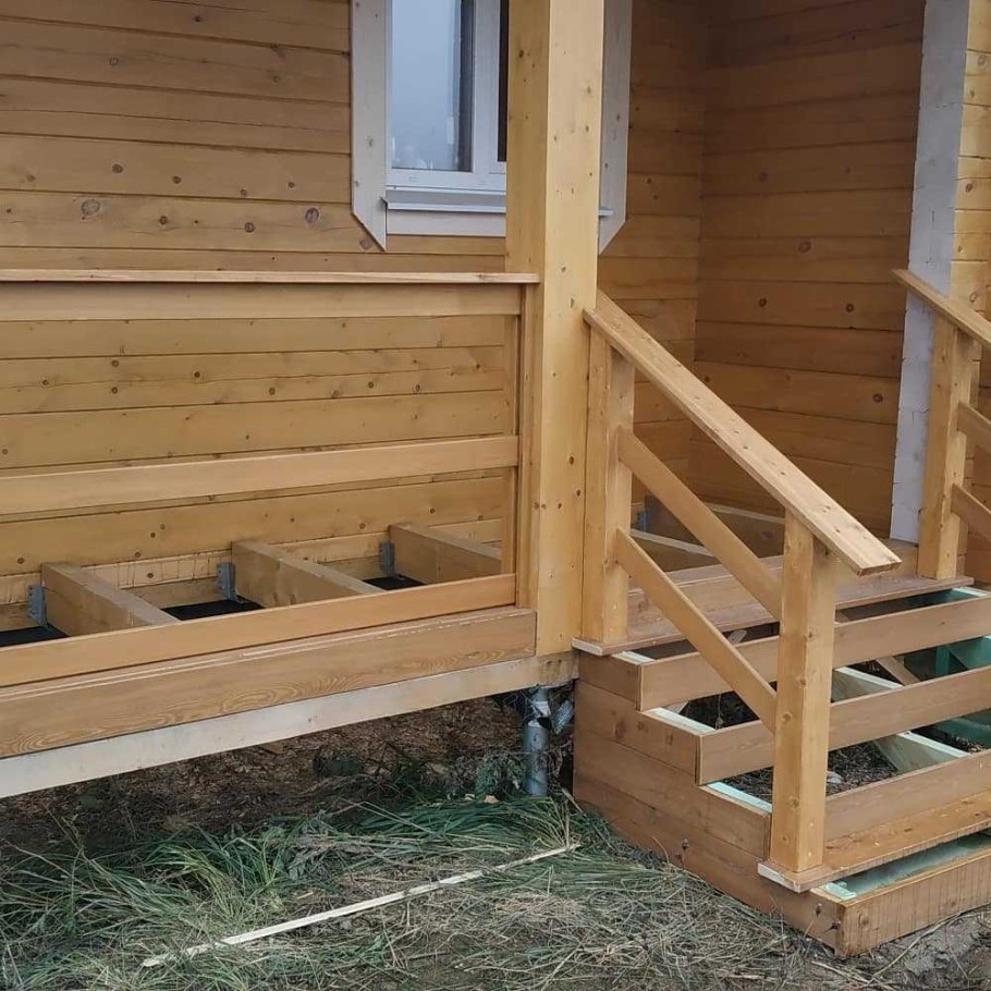 Деревянное крыльцо 3 на 3