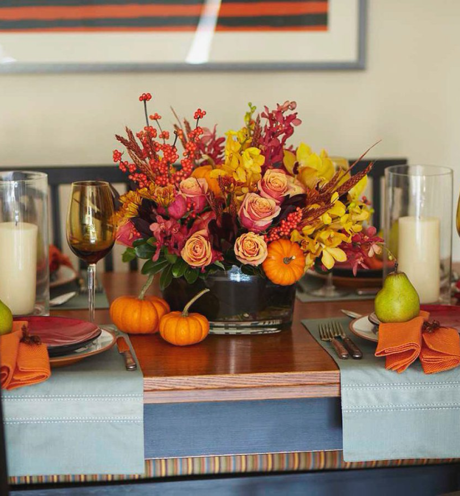 Осенний декор стола