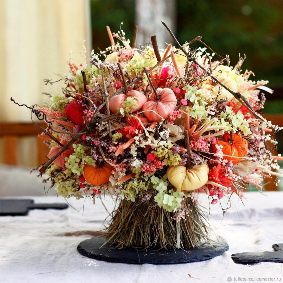 Экибана осенняя композиция
