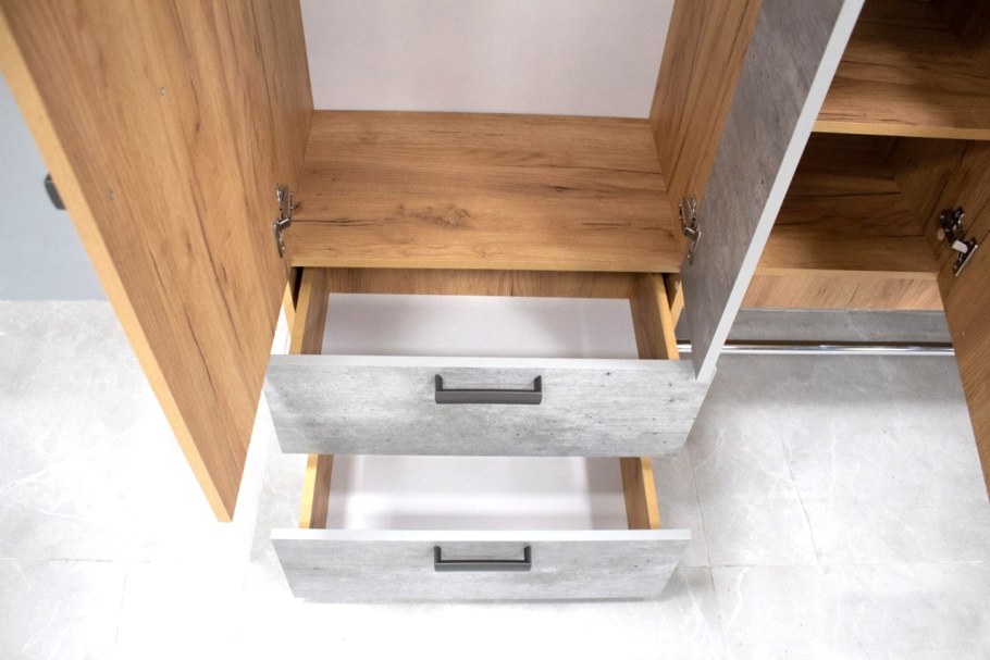 Прихожая Трамп крафт/Метрополитан грей БТС