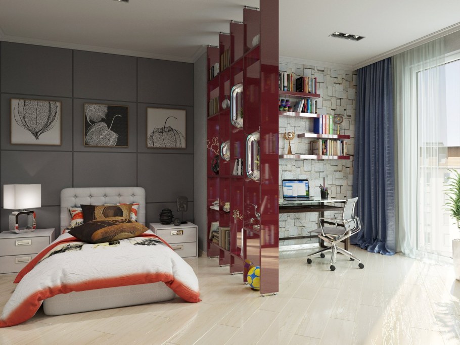 Интерьер комнаты для подростка