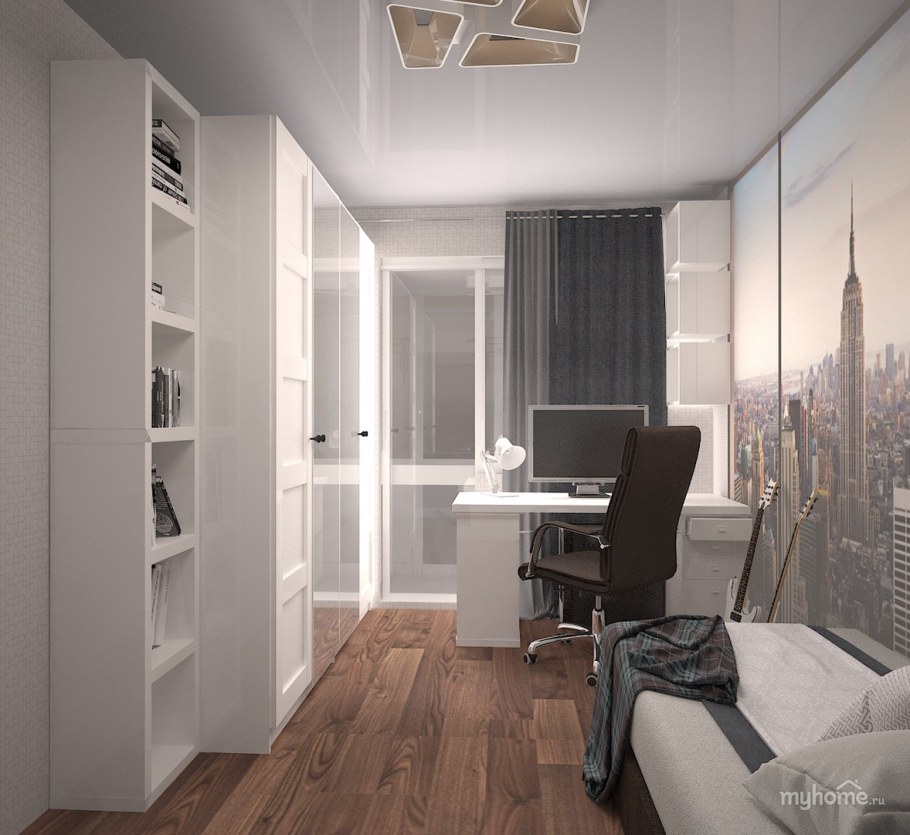 Интерьер комнаты для парня