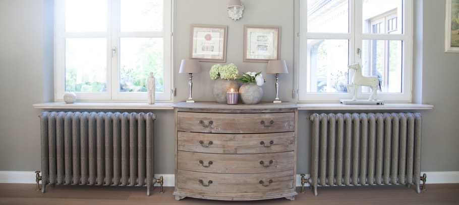 Цвет батарей отопления в интерьере