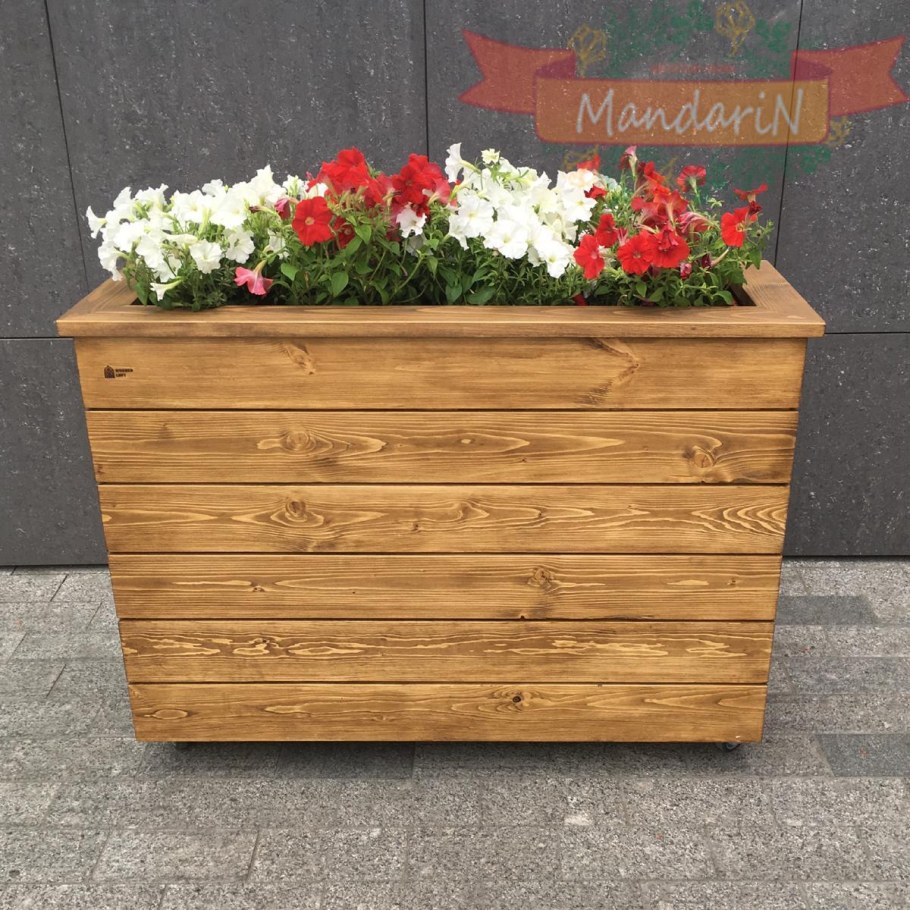 Кашпо деревянное