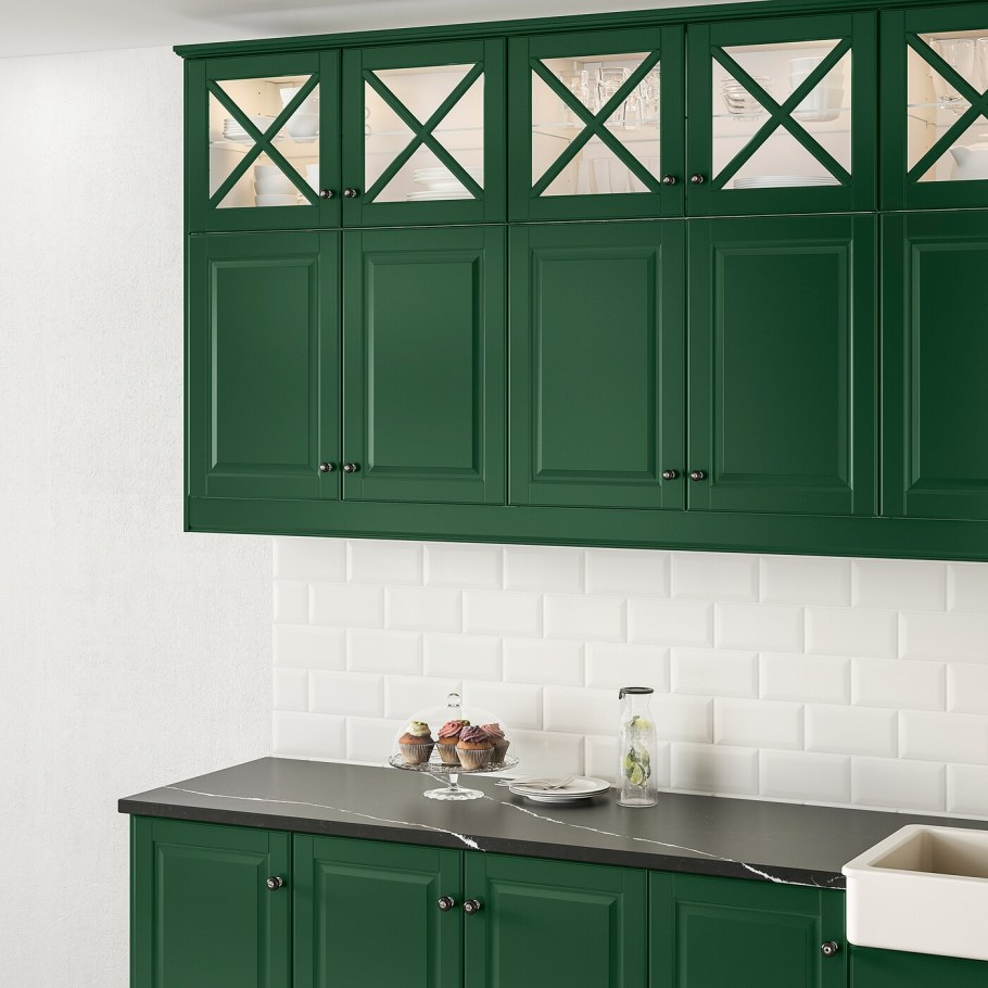 Зеленая кухня ikea