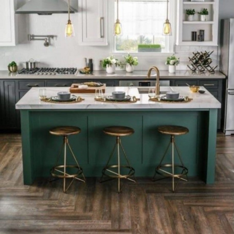 Кухня икеа изумруд