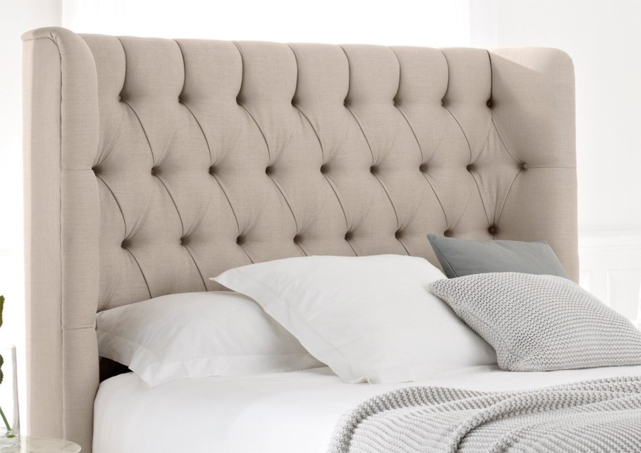 Кровать икеа с мягким изголовьем