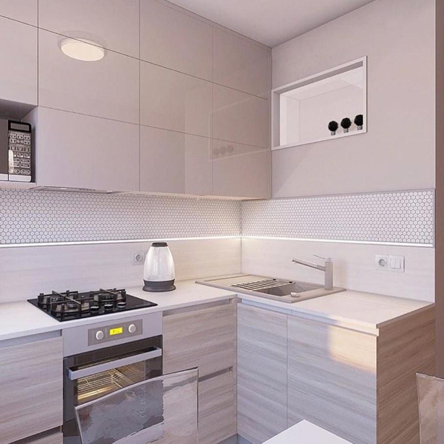 Современная маленькая кухня