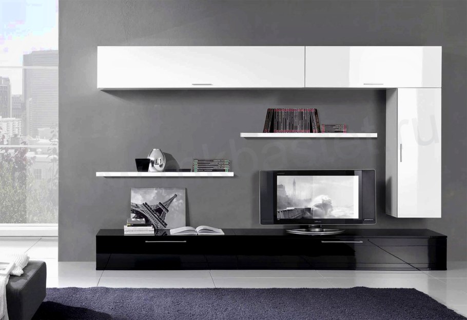 Гостиная Тренто 2 EVO белый глянец