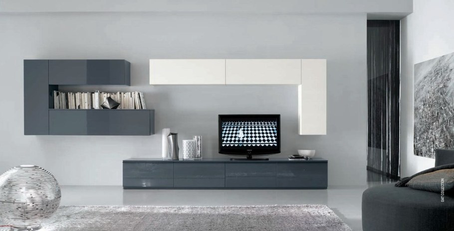 Гостиная Тренто 2 EVO белый глянец