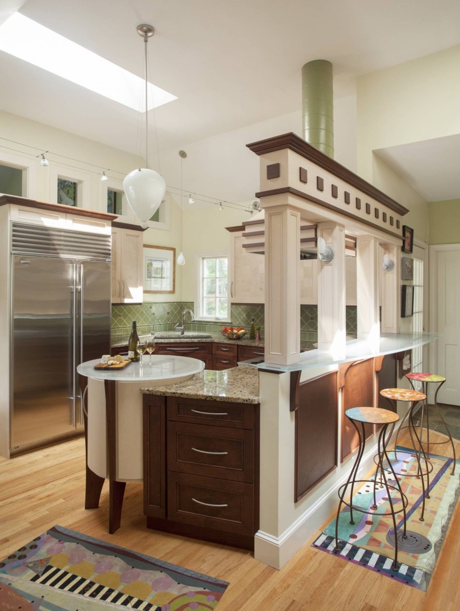 Интерьер кухни в частном доме