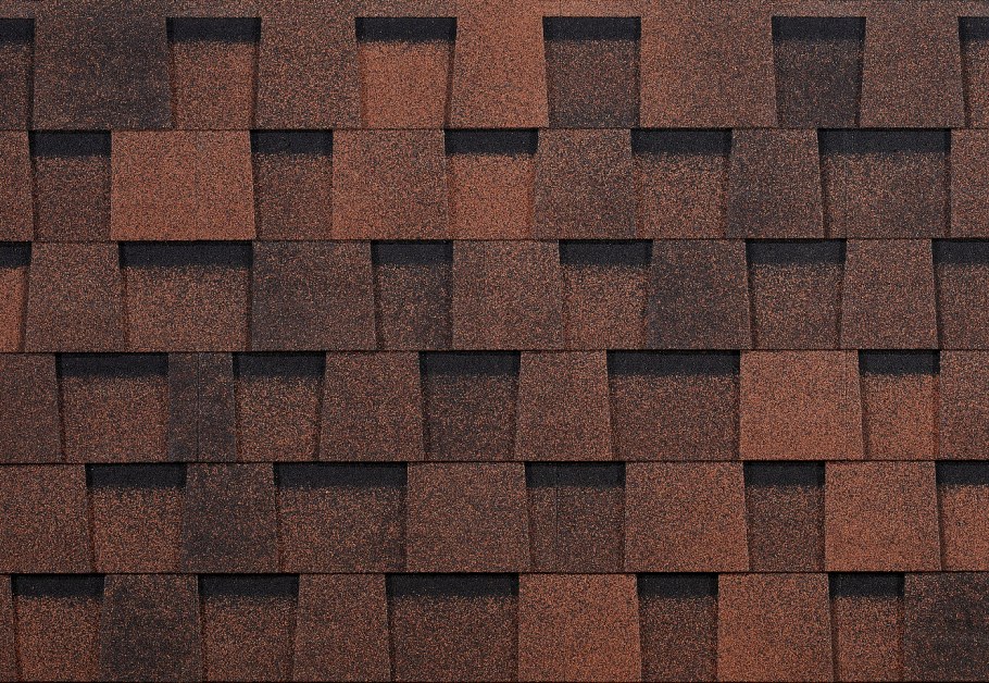 ТЕХНОНИКОЛЬ Shinglas многослойная черепица, Фазенда, красный