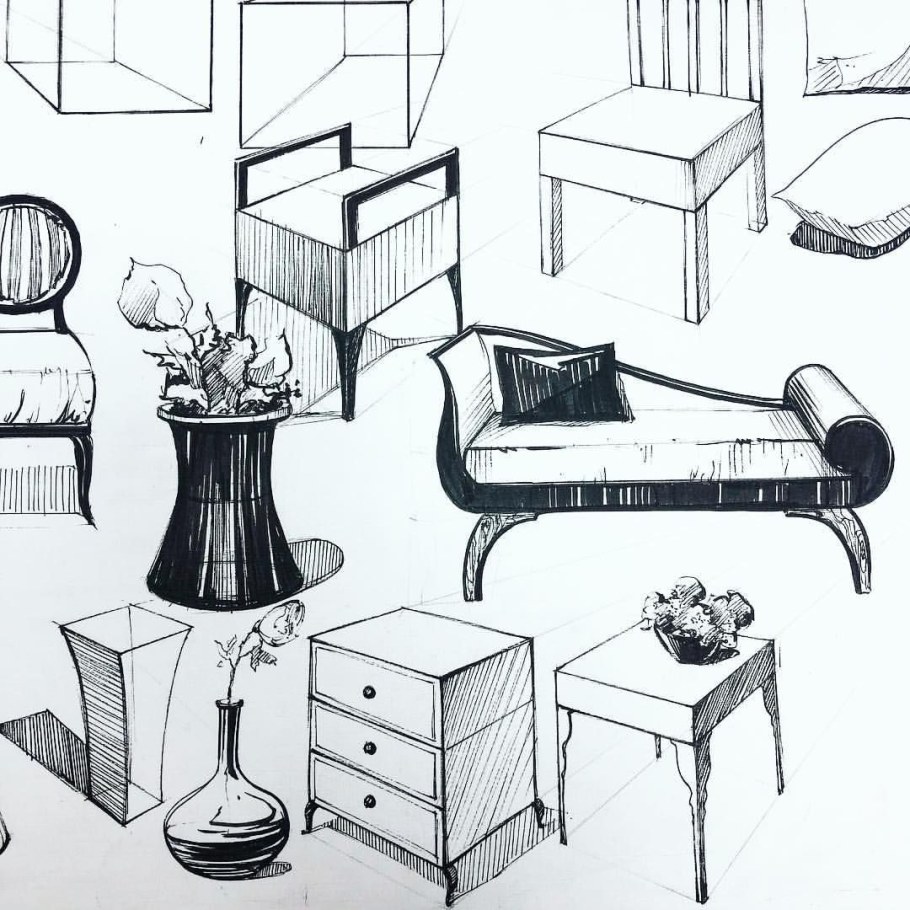 Дизайнерская мебель рисунок