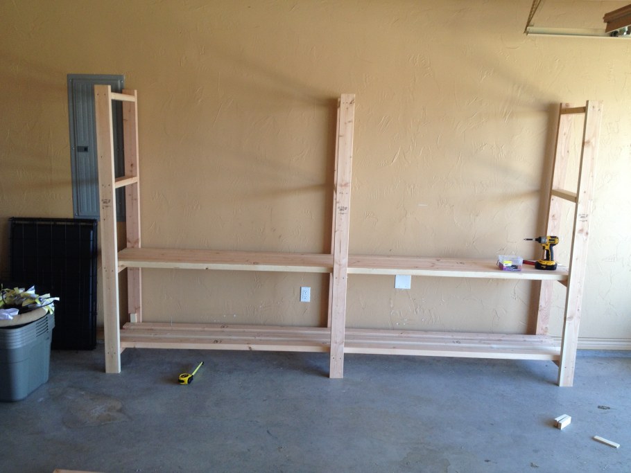 Стеллаж из брусков