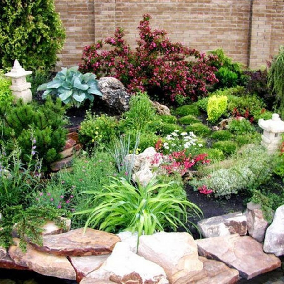 Рокарий с альпийской горкой