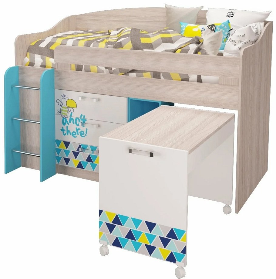 Кровать чердак малая Адель МЛК