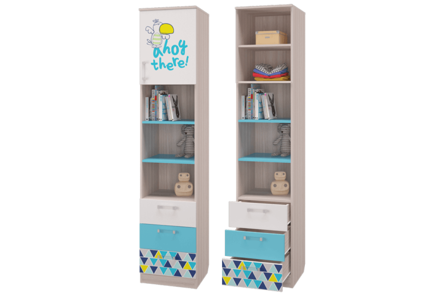 Шкаф MLK Джимми с ящиками