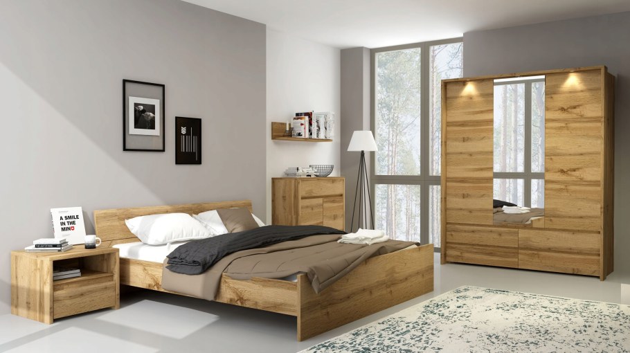 Кровать дуб Вотан