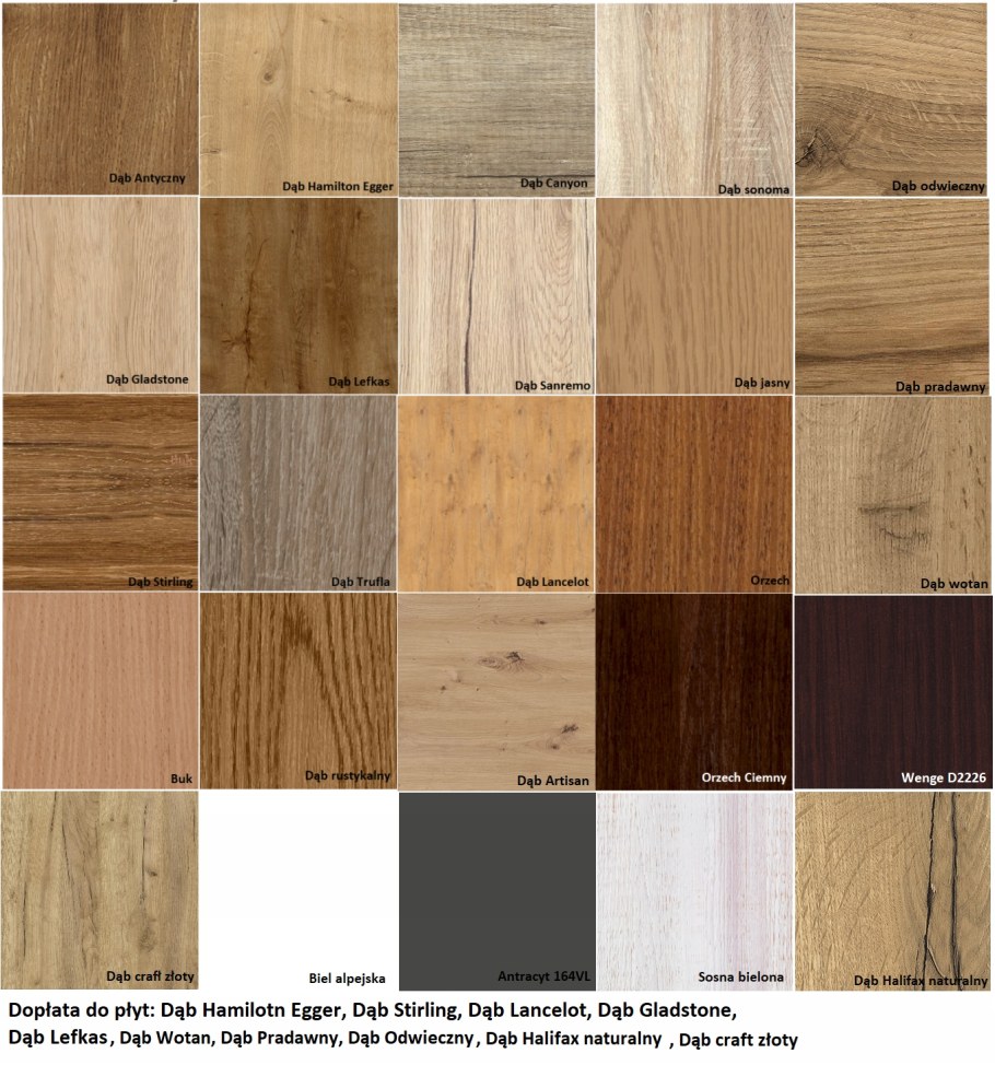 Дуб крафт золотой и дуб сонома