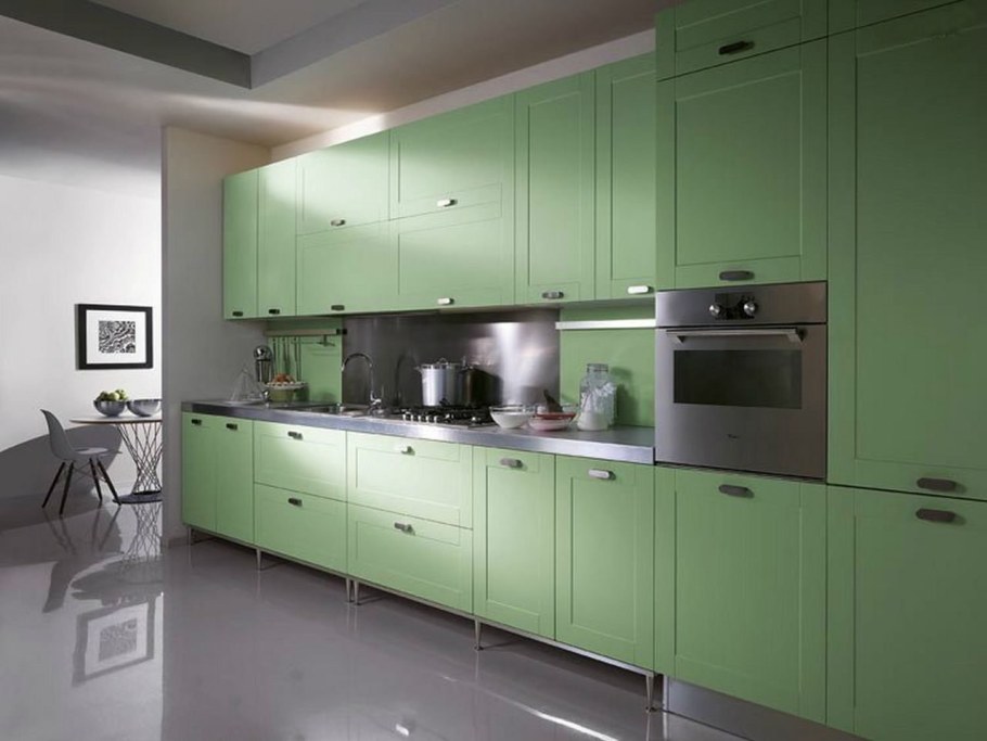 Кухня олива софт