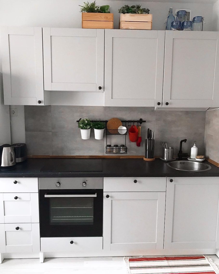 Кухня икеа КНОКСХУЛЬТ белая