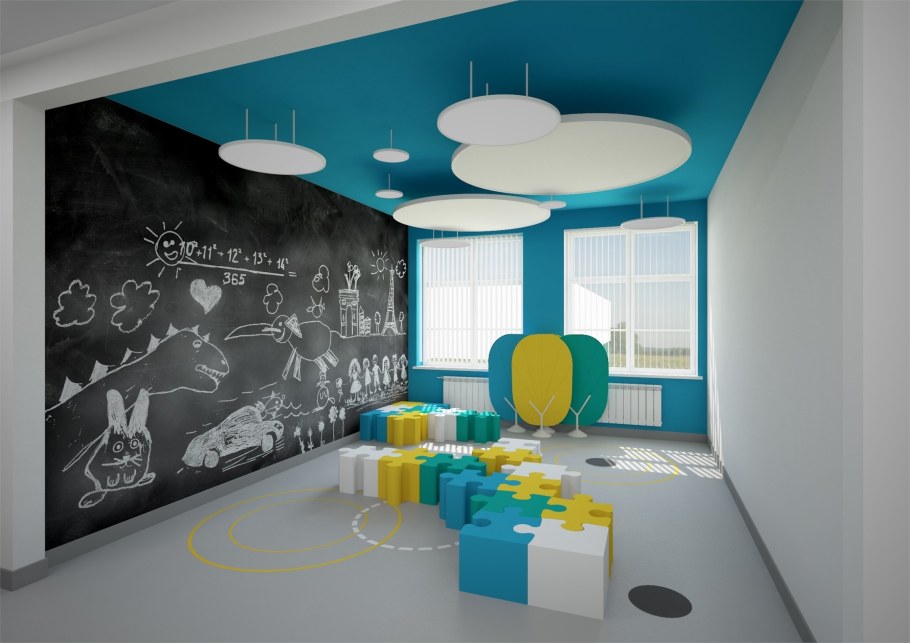 Интерьер школы будущего