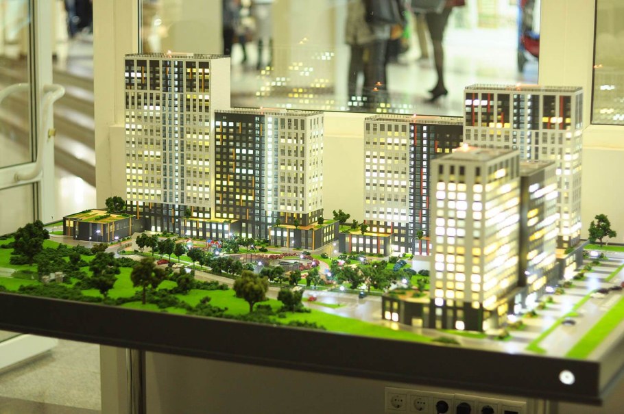 Макет жилого комплекса
