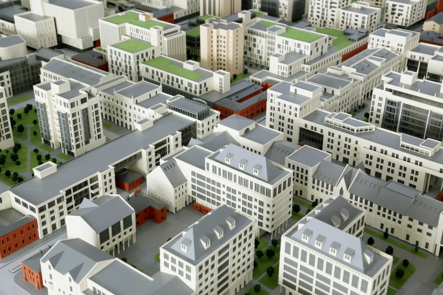 Макет застройки
