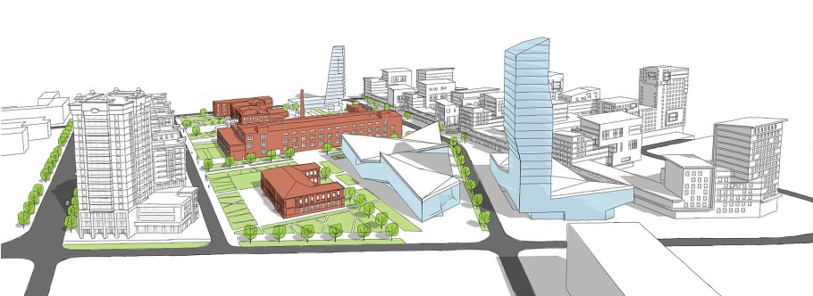 Проект застройки территории комбайнового завода Красноярск