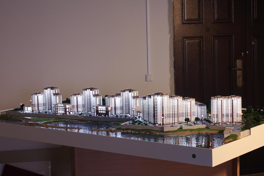 Макетирование города