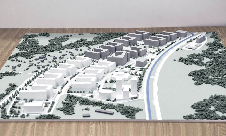 Градостроительный макет небольшой