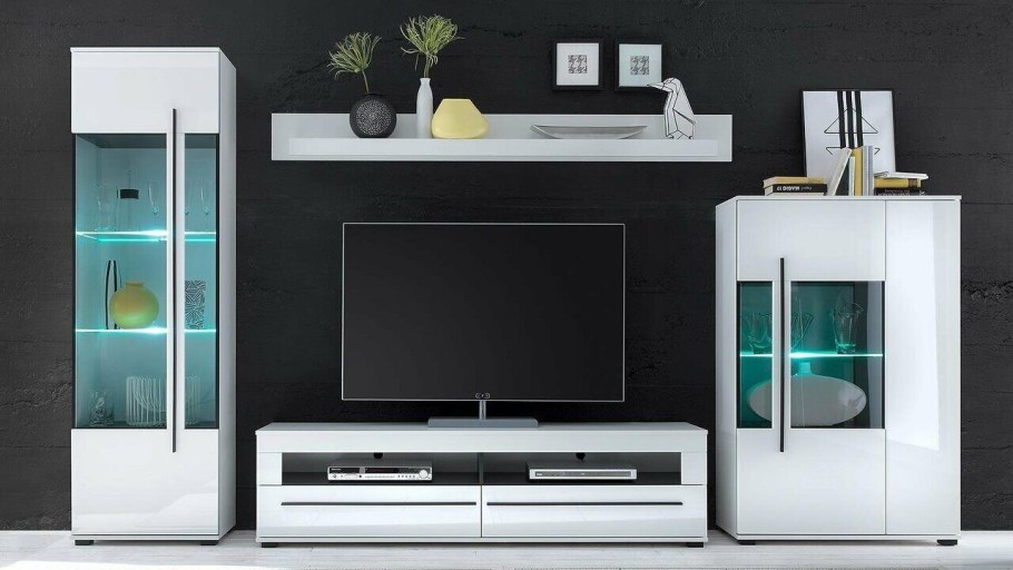 Стенка Bello глянец White 1.10