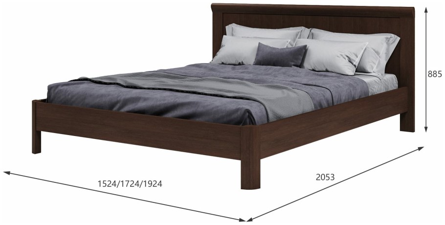 Кровать Магна кедр шоколад