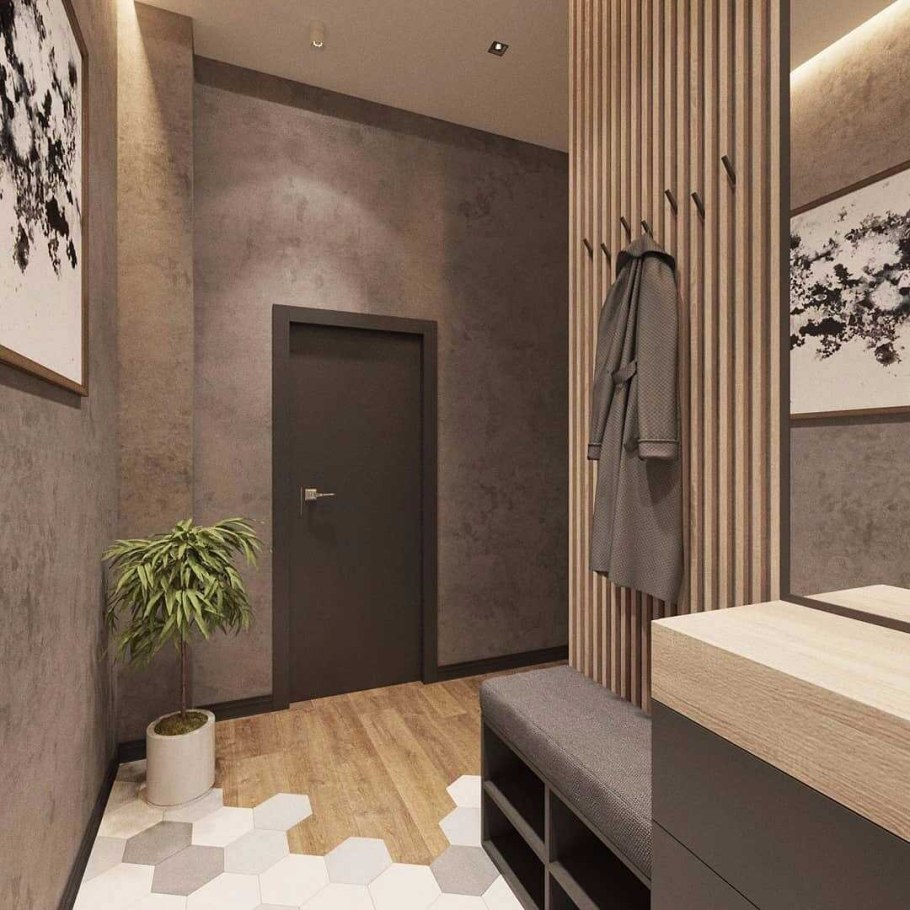 Современный интерьер прихожей