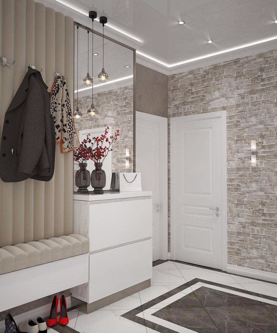 Стильный интерьер прихожей