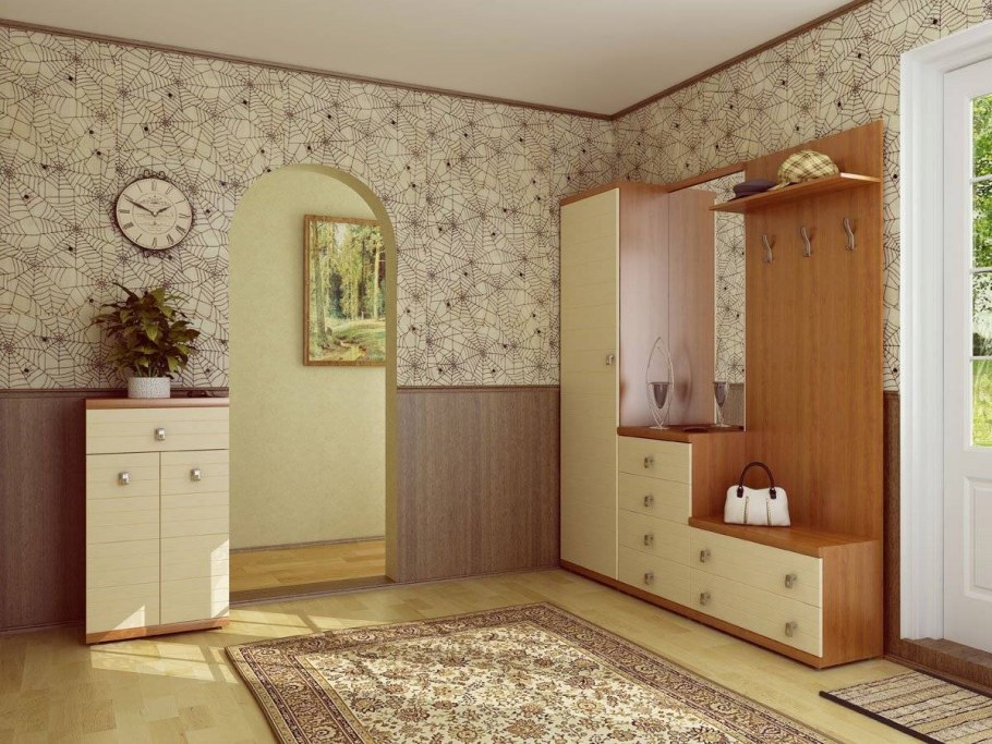 Обои в прихожую