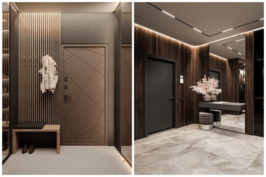 Стильный шкаф в прихожую