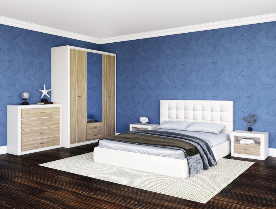 Спальня Кельн ами мебель белая