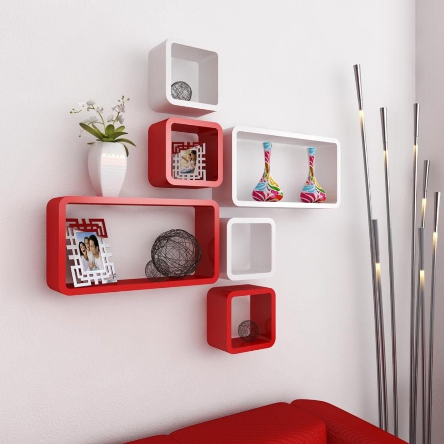 Квадратные полочки на стену