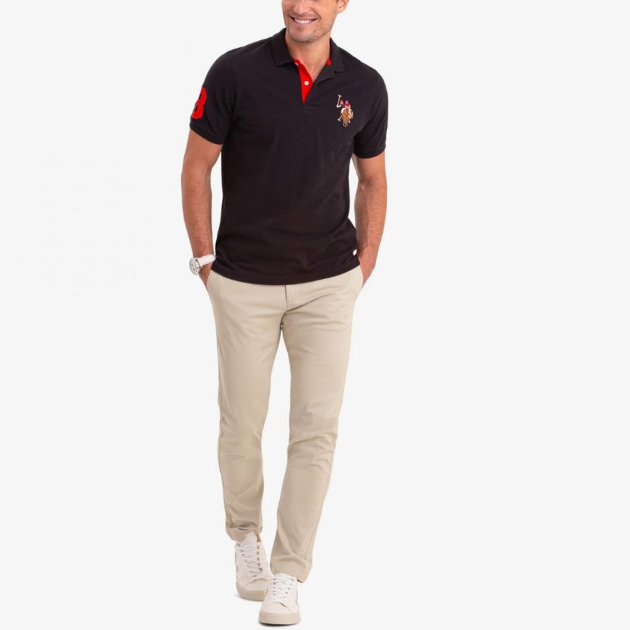 Футболка поло Винтаж мужская